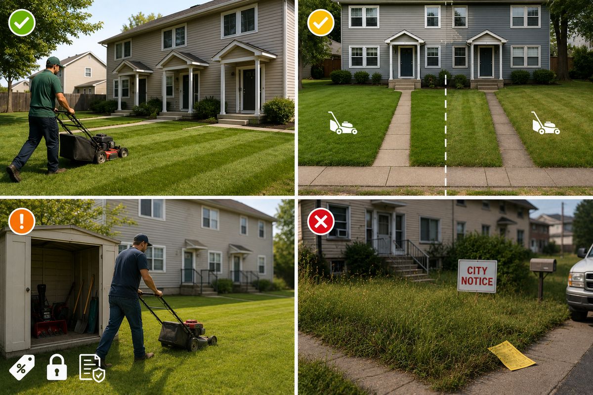 Illustration for the article Lawn Care in Small Multifamily: A Bigger Headache Than Most Owners Expect