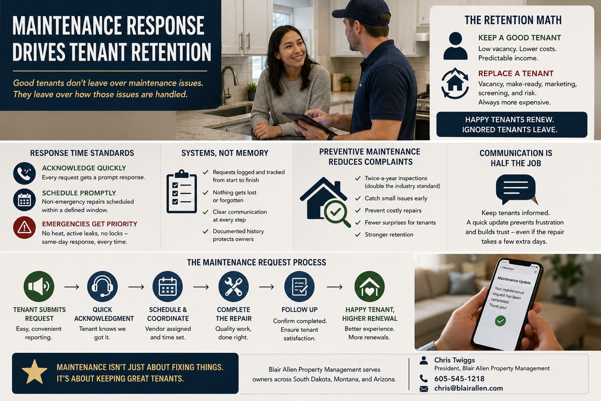 Illustration for the article Maintenance Requests: Turning Tenant Complaints into Retention Wins