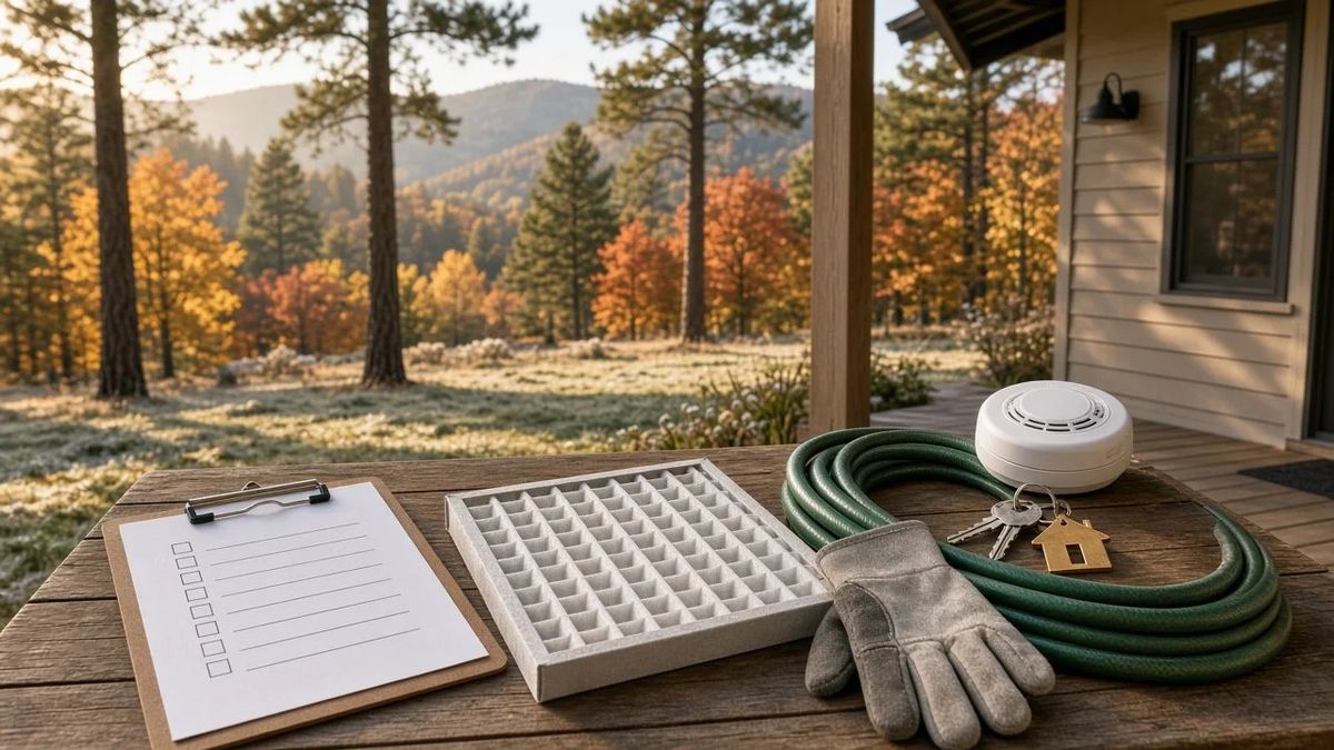 Illustration for the article Winterizing a Rental in the Black Hills: The Owner's October Checklist